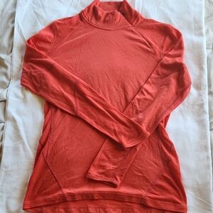 Smartwool Vibrant Orange Pullover.  100% Merino Wool. **SEE SIZE NOTES**